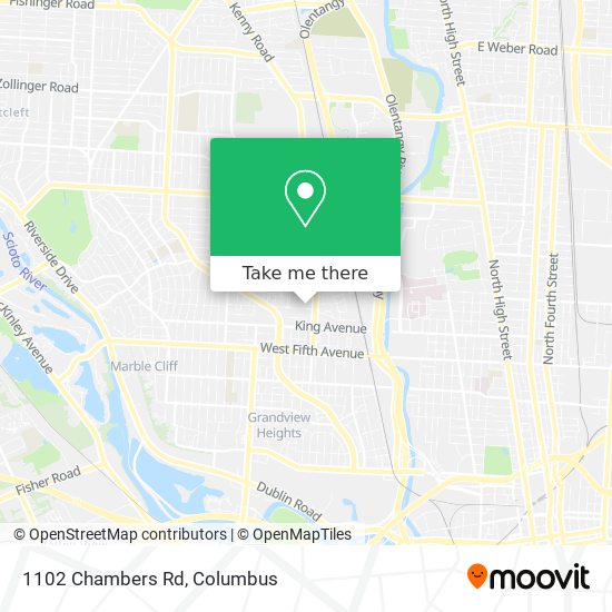 Mapa de 1102 Chambers Rd