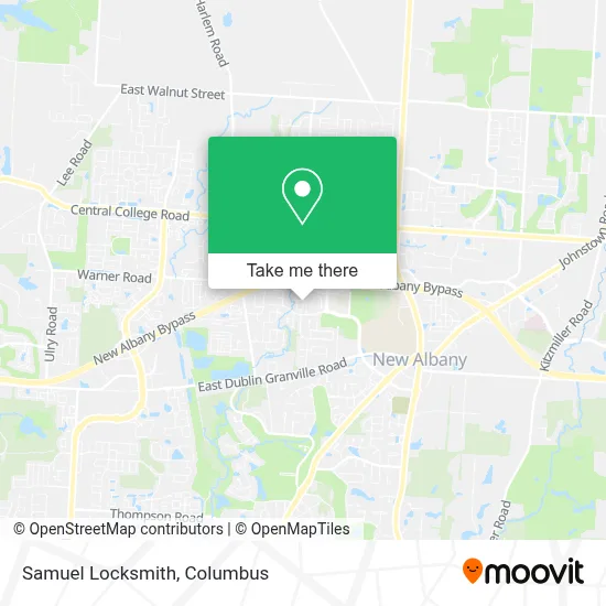 Samuel Locksmith map