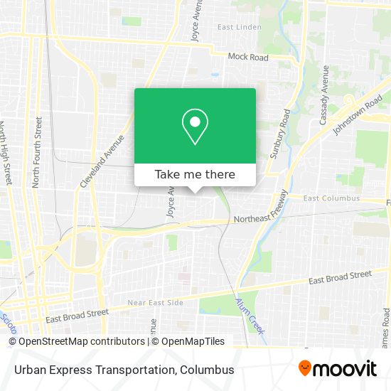 Mapa de Urban Express Transportation