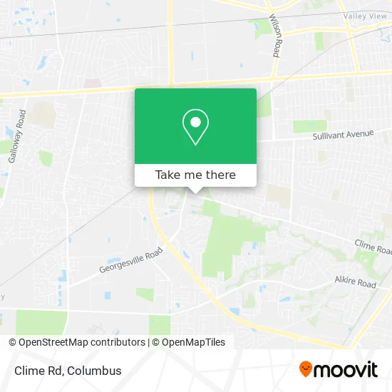Clime Rd map