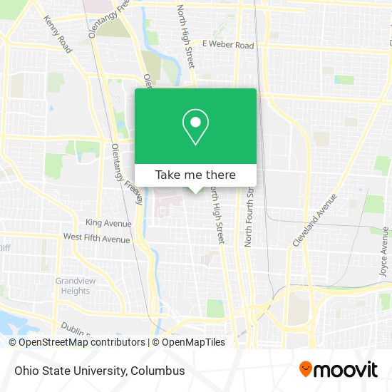 Mapa de Ohio State University