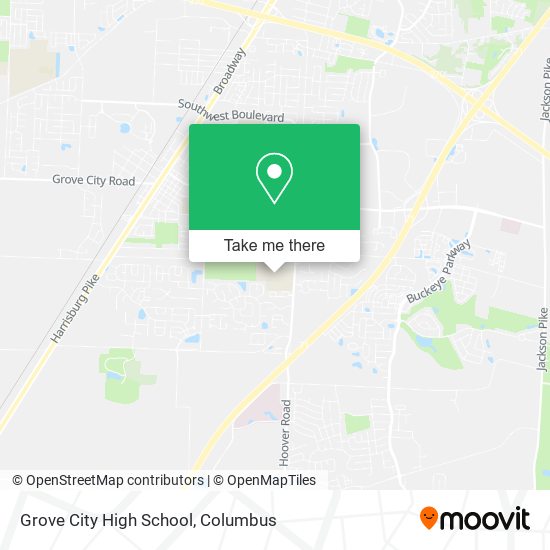 Mapa de Grove City High School
