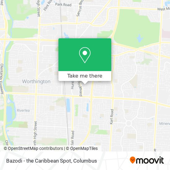 Mapa de Bazodi - the Caribbean Spot