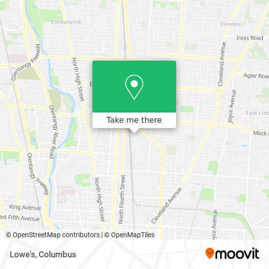 Lowe's map