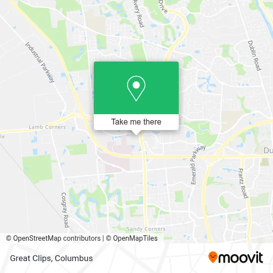 Great Clips map