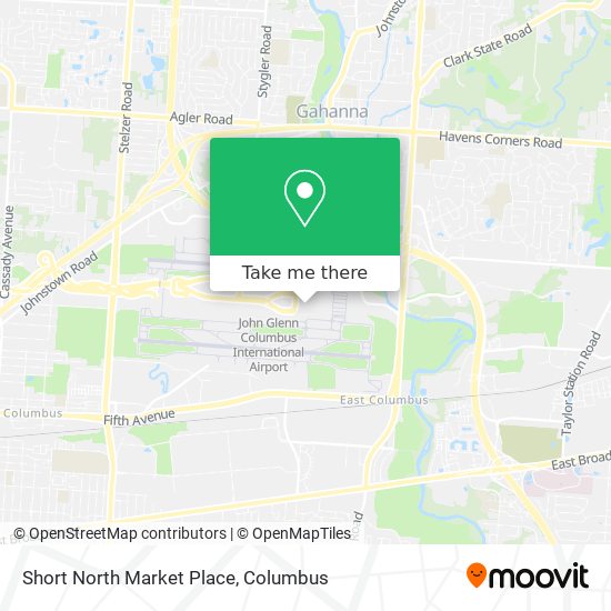 Short North Market Place map
