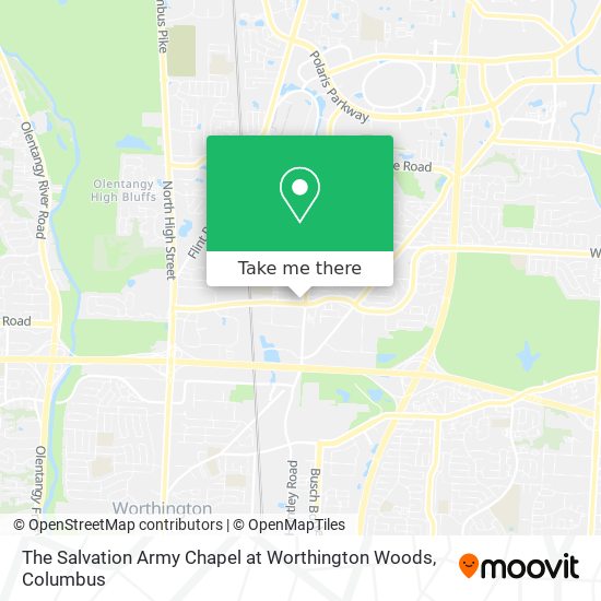 Mapa de The Salvation Army Chapel at Worthington Woods