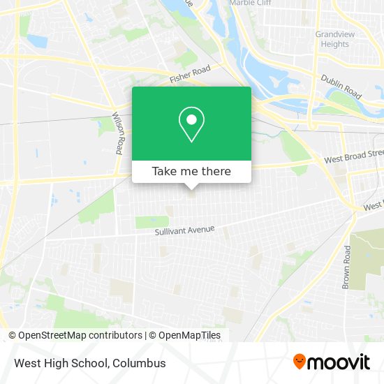 Mapa de West High School