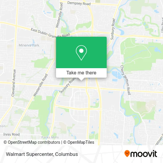 Walmart Supercenter map
