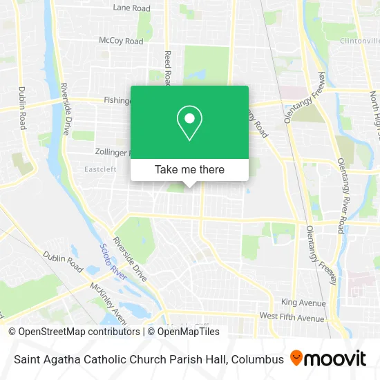 Mapa de Saint Agatha Catholic Church Parish Hall