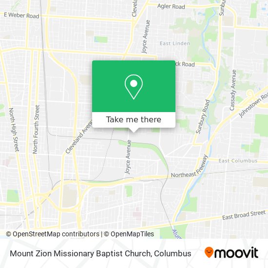 Mount Zion Missionary Baptist Church map