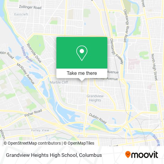 Grandview Heights High School map