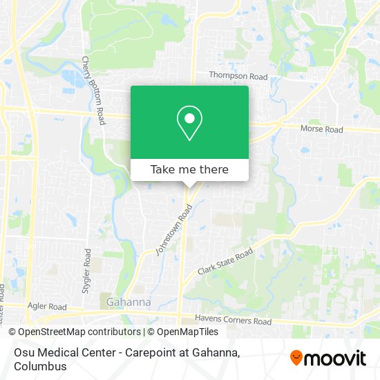 Osu Medical Center - Carepoint at Gahanna map