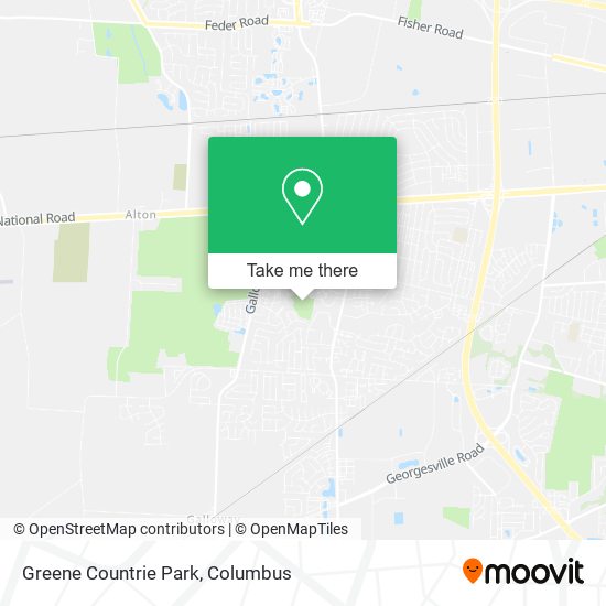 Mapa de Greene Countrie Park