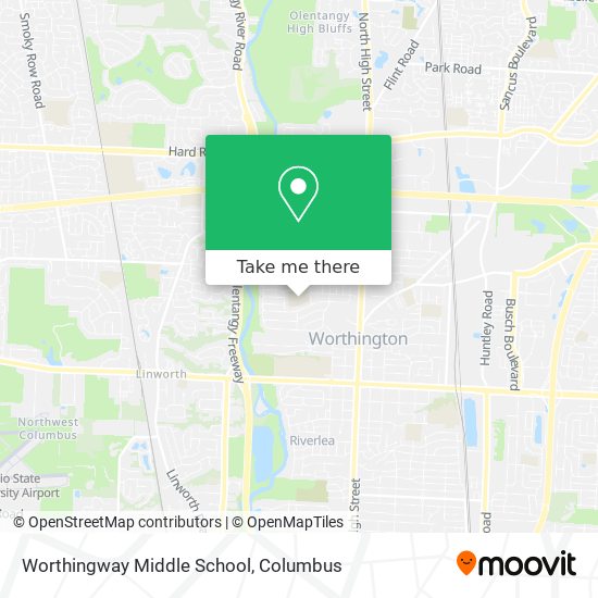 Worthingway Middle School map