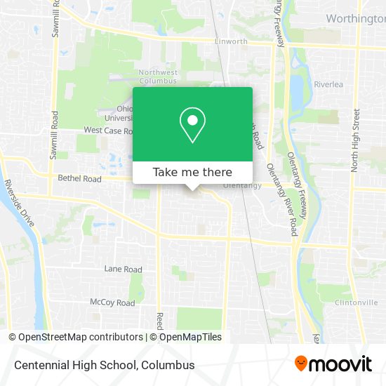 Mapa de Centennial High School
