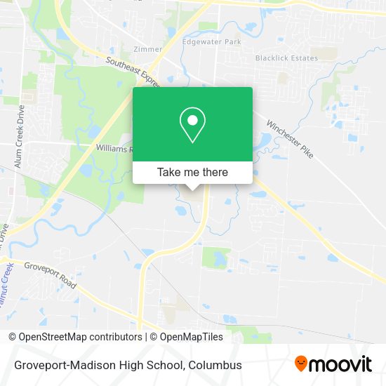 Groveport-Madison High School map