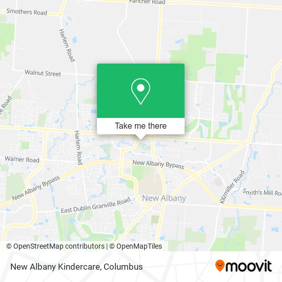 New Albany Kindercare map