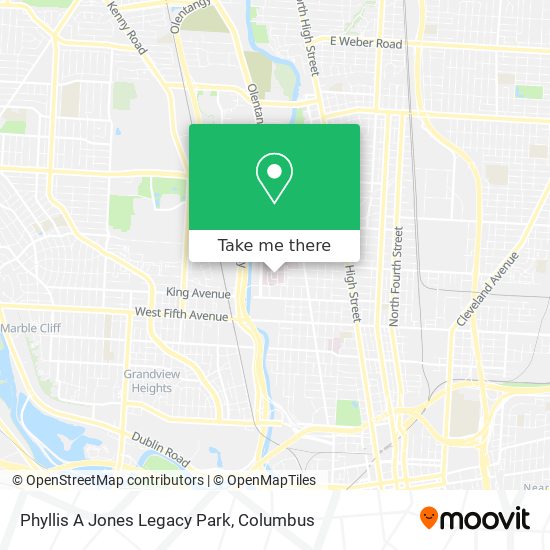 Phyllis A Jones Legacy Park map