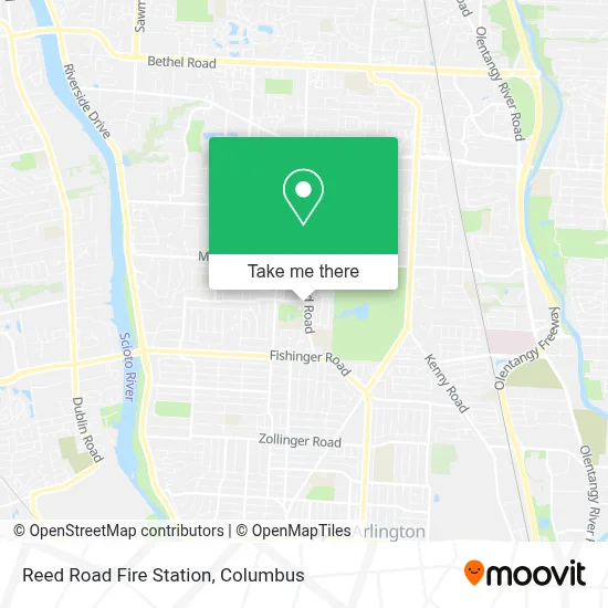 Reed Road Fire Station map