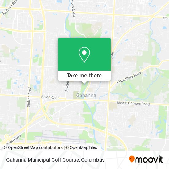 Gahanna Municipal Golf Course map