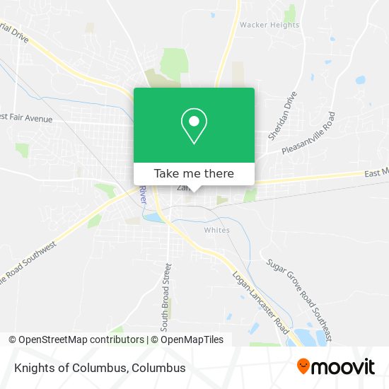 Mapa de Knights of Columbus