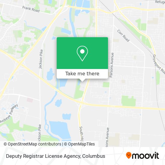 Mapa de Deputy Registrar License Agency