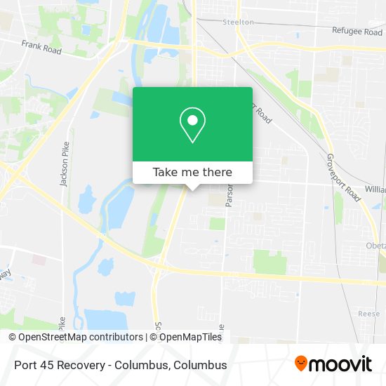 Port 45 Recovery - Columbus map