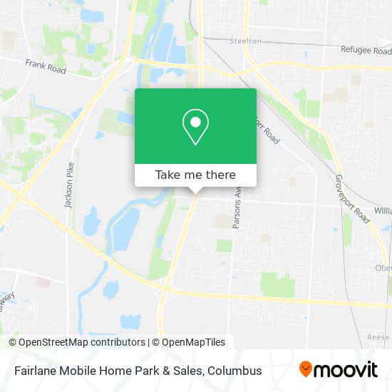 Fairlane Mobile Home Park & Sales map
