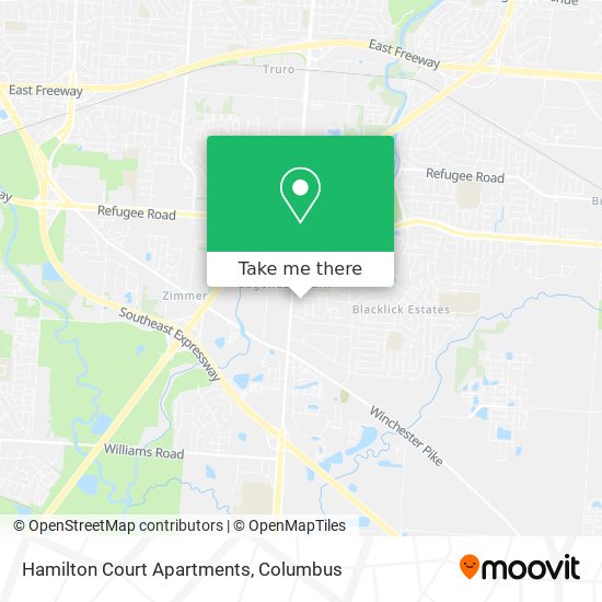 Hamilton Court Apartments map