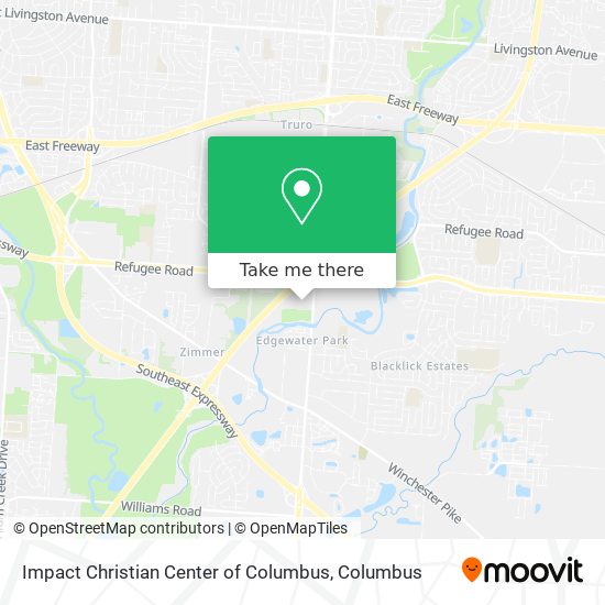 Mapa de Impact Christian Center of Columbus