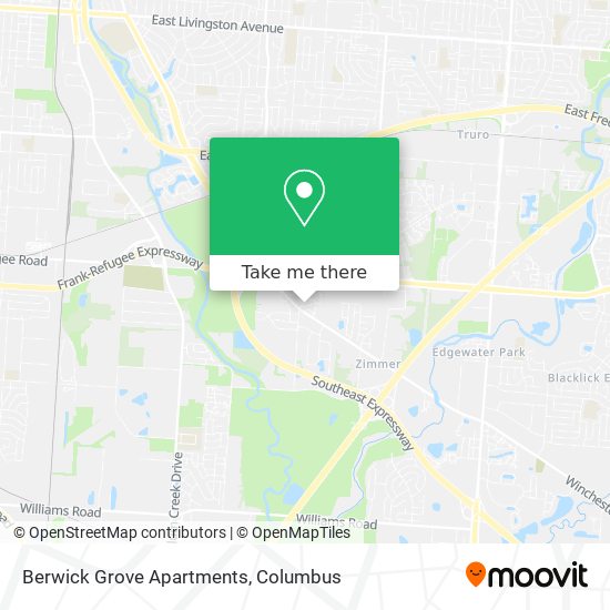 Mapa de Berwick Grove Apartments