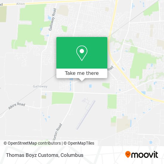 Thomas Boyz Customs map