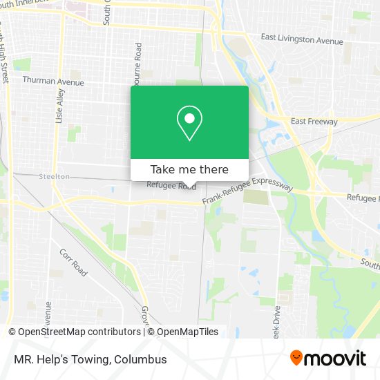 MR. Help's Towing map