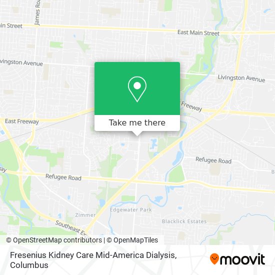 Mapa de Fresenius Kidney Care Mid-America Dialysis