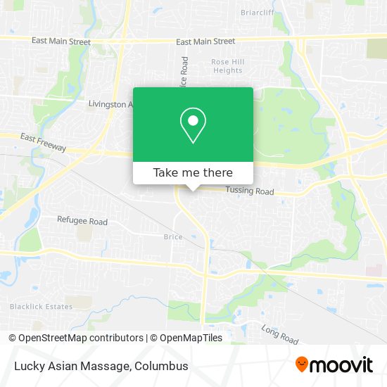 Lucky Asian Massage map