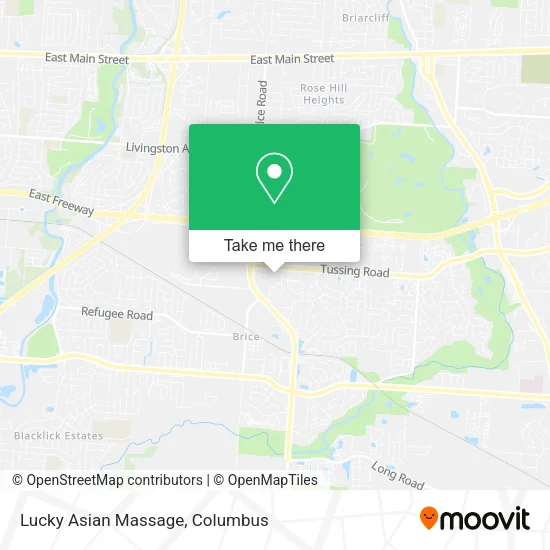 Mapa de Lucky Asian Massage