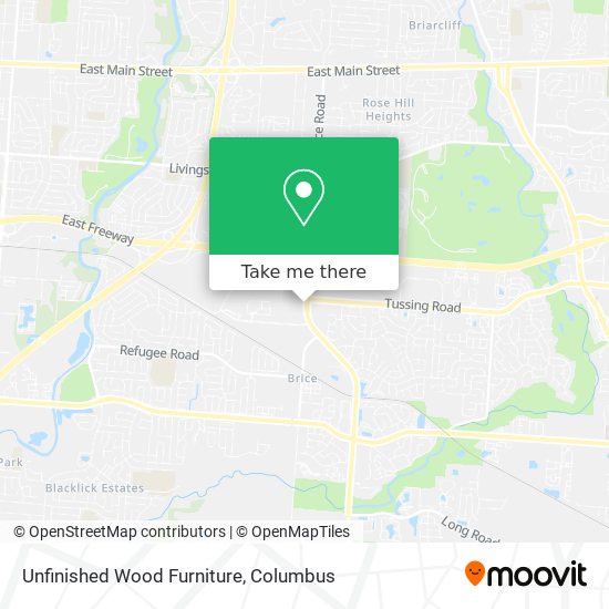 Mapa de Unfinished Wood Furniture