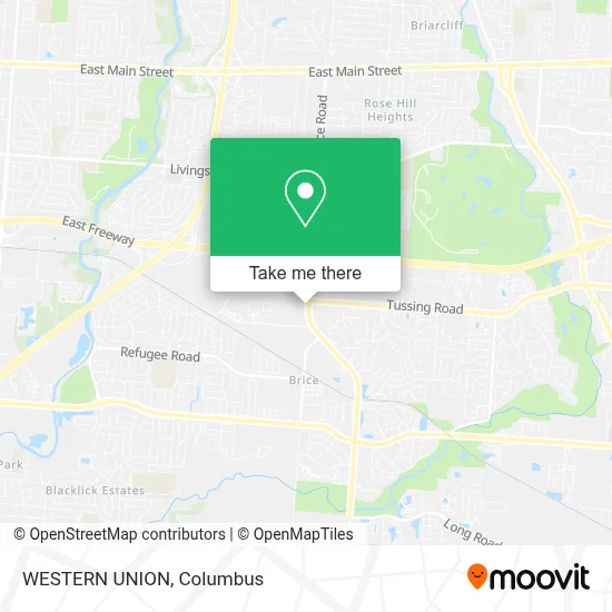 WESTERN UNION map