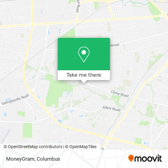 MoneyGram map