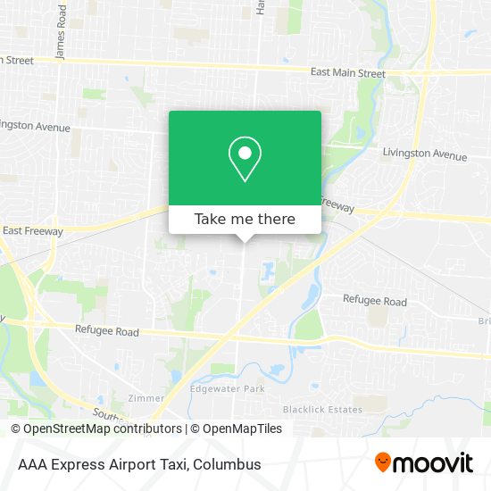 AAA Express Airport Taxi map