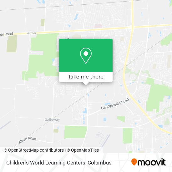 Children's World Learning Centers map