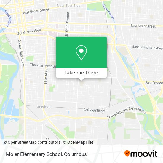 Moler Elementary School map