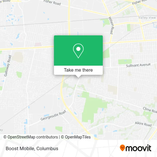 Boost Mobile map