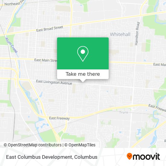 East Columbus Development map