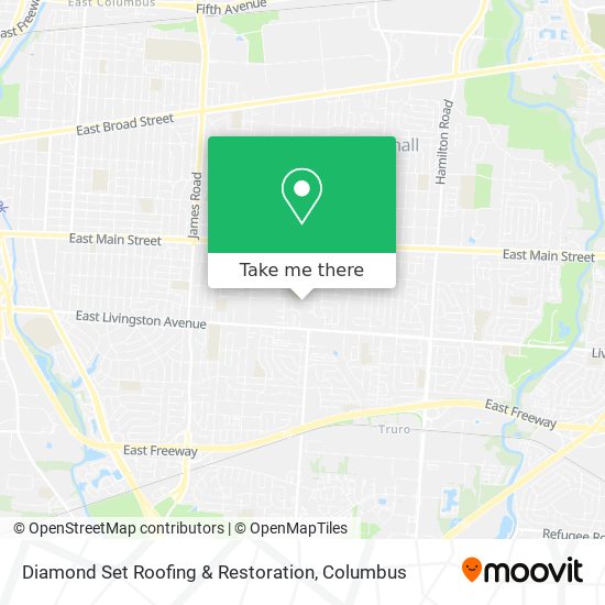 Mapa de Diamond Set Roofing & Restoration