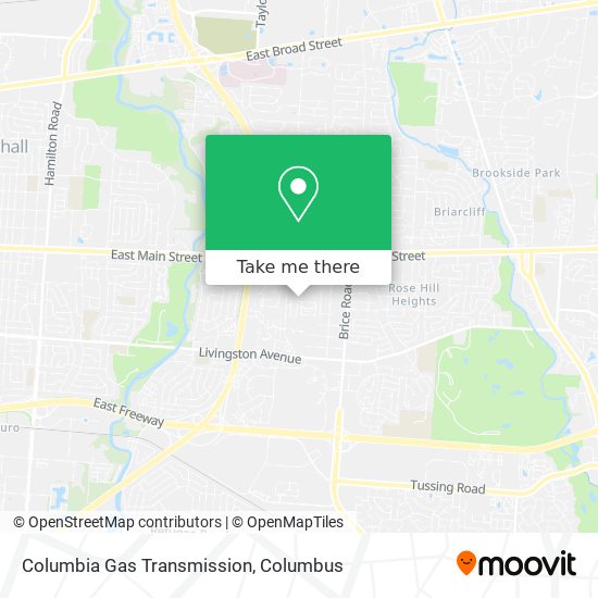 Columbia Gas Transmission map