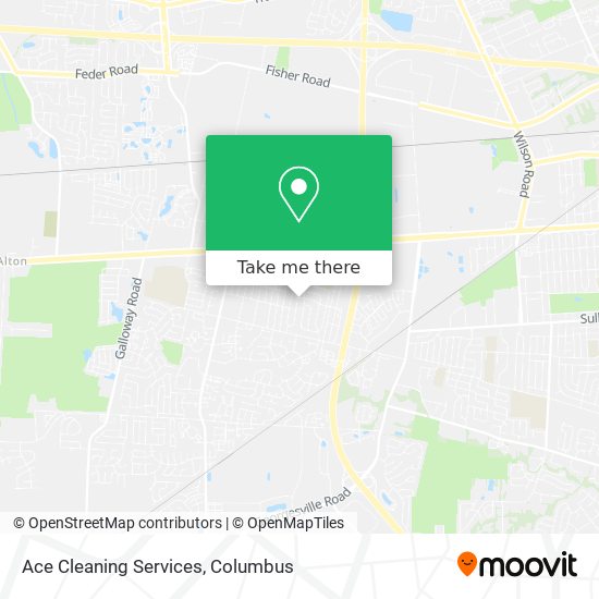 Ace Cleaning Services map