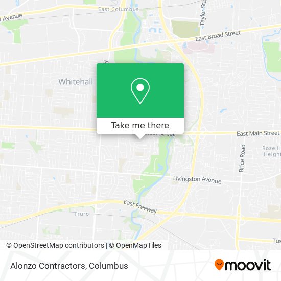 Alonzo Contractors map