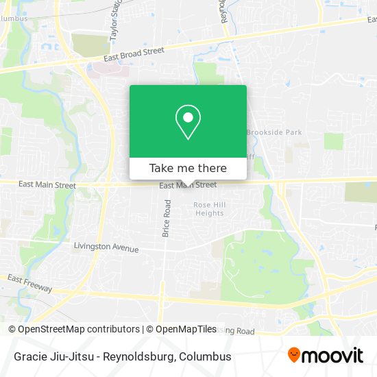 Gracie Jiu-Jitsu - Reynoldsburg map
